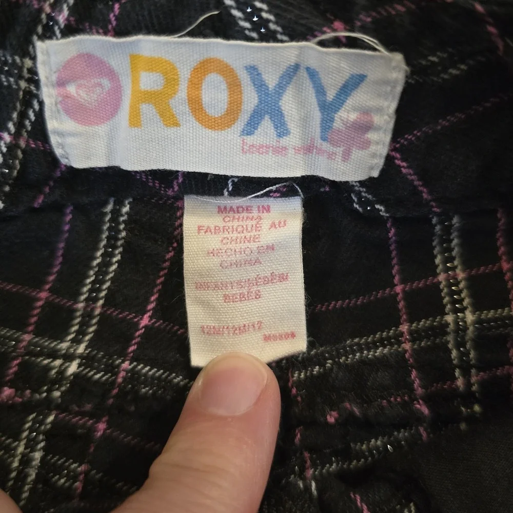 Roxy girl plaid